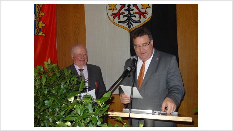 Verleihung des Bundesverdienstkreuzes an Norbert Otto 2017